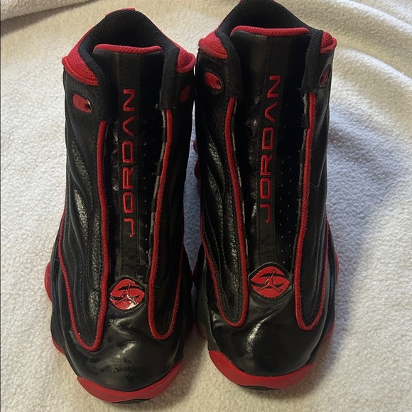 Jordan Black and Red Athletic Sneakers - Picture 1 of 11